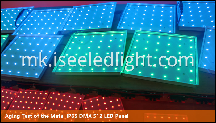 IP65 LED Color Panel Light Aging Test